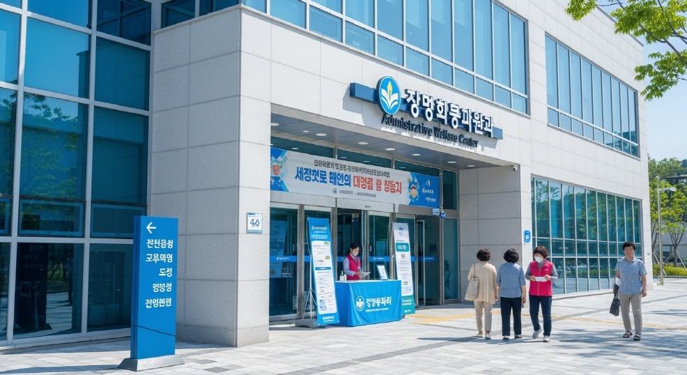 행정센터 외관