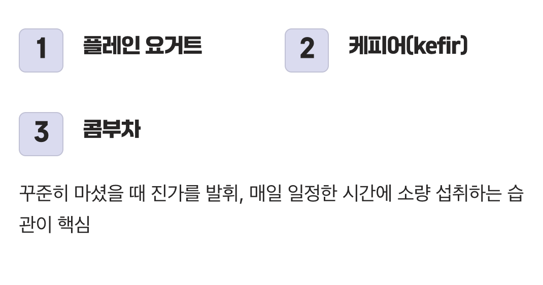 장내 환경을 바꾸는 발효 음료