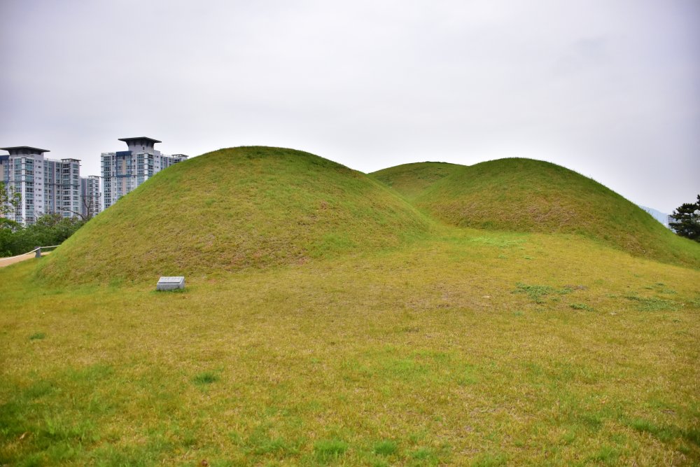 연산동 고분군 모습 2023년 4월