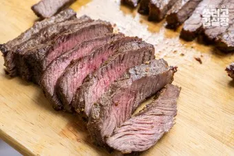 스테이크 굽기정도 소스 시즈닝 맛있게 굽는법_5