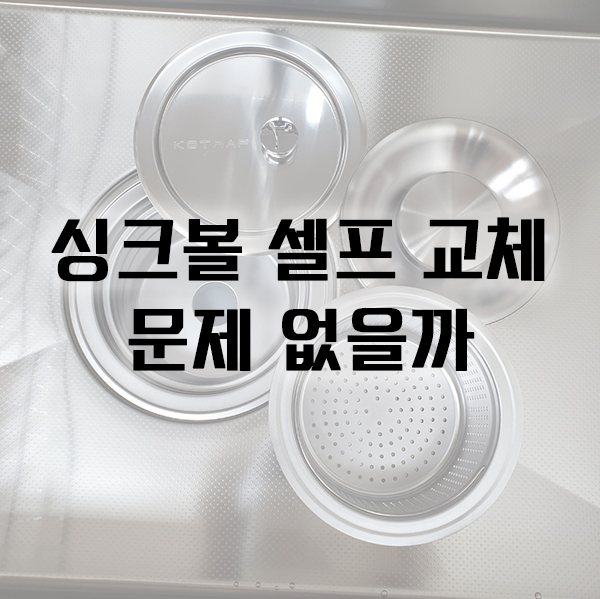 싱크볼 셀프 교체 문제 없을까