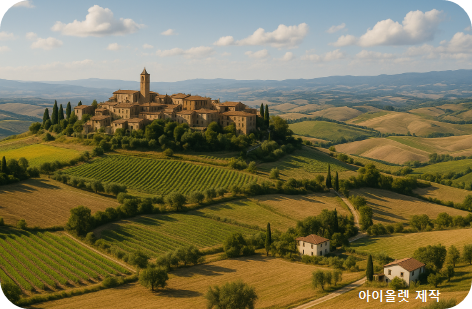 토스카나 언덕마을