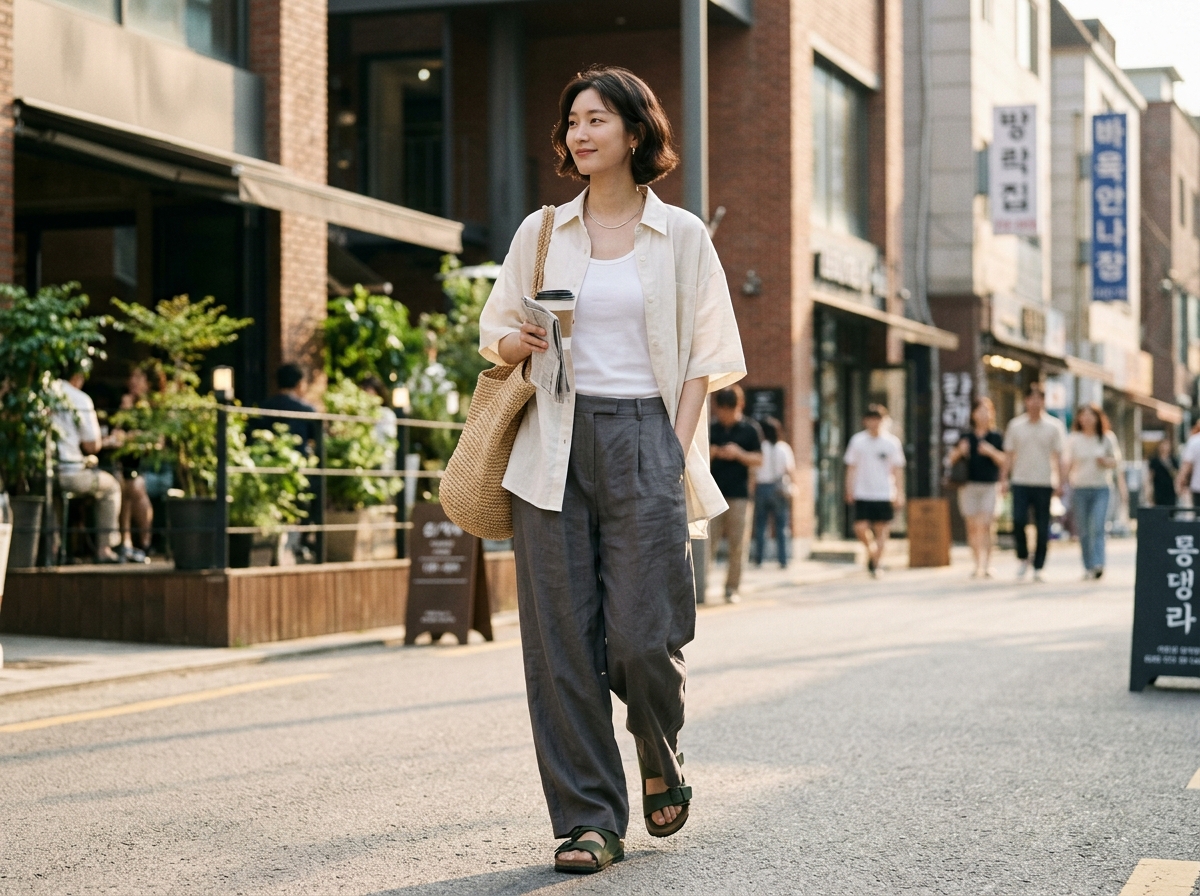 오버핏 여름 코디 메인 비주얼