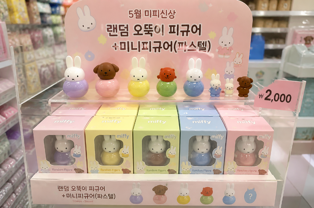 다이소 미피 5월 신상 랜덤 우뚜이 피규어 가격 총정리