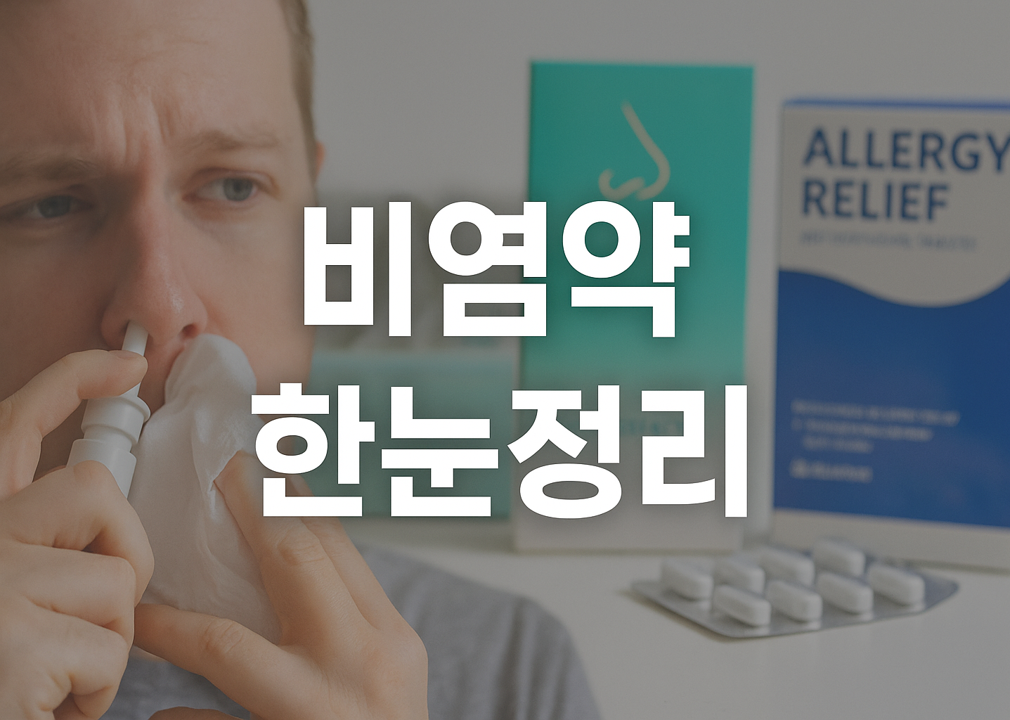 비염약 종류와 효과 한눈에 정리