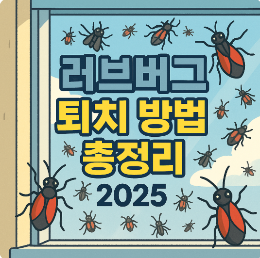 러브 버그 퇴치 방법 총정리 2025