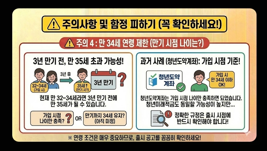 청년미래적금 금리 및 혜택 비교표