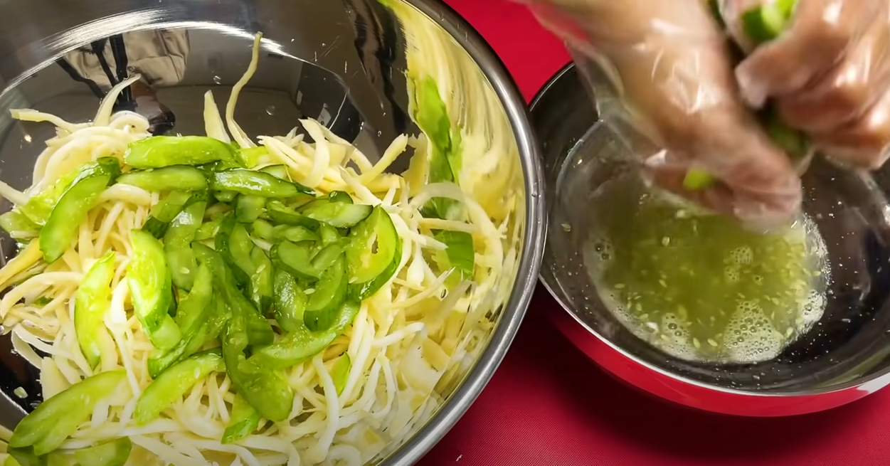 도라지오이무침 맛있게만드는법