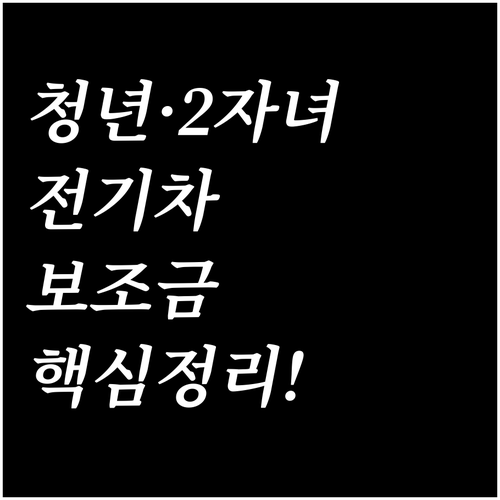 생애 첫 차 구매하는 청년과 2자녀 ..