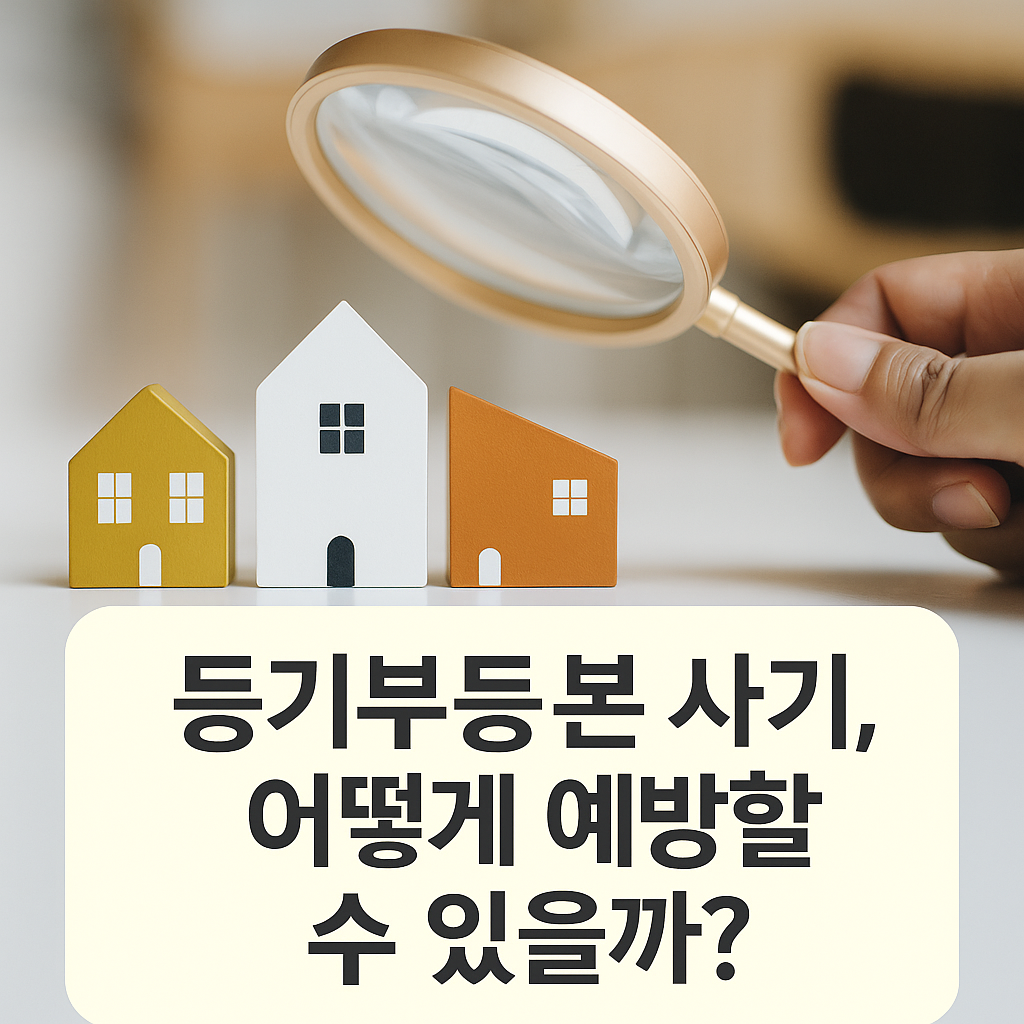 등기부등본 사기, 어떻게 예방할 수 있을까?