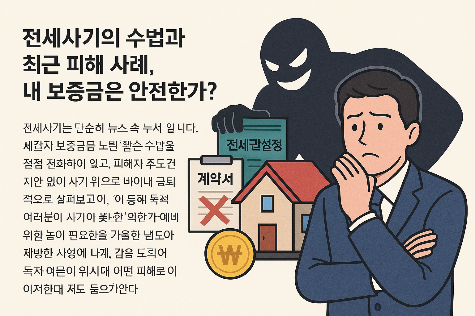 전세사기 수법과 최근 피해 사례