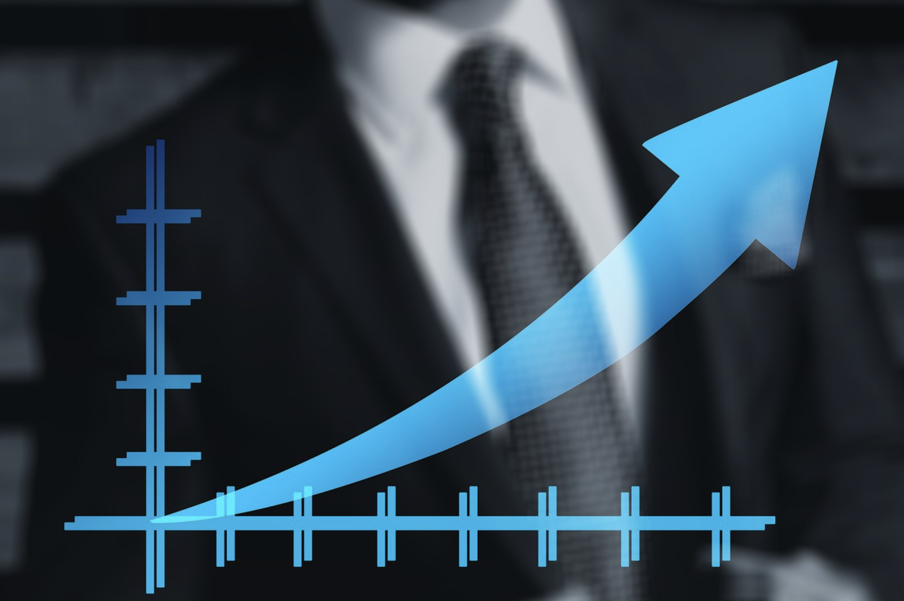 상승하는 그래프 그림