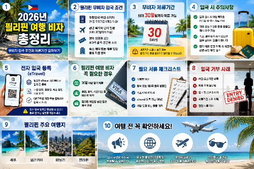 무비자 입국 조건과 체류기간 알아보기