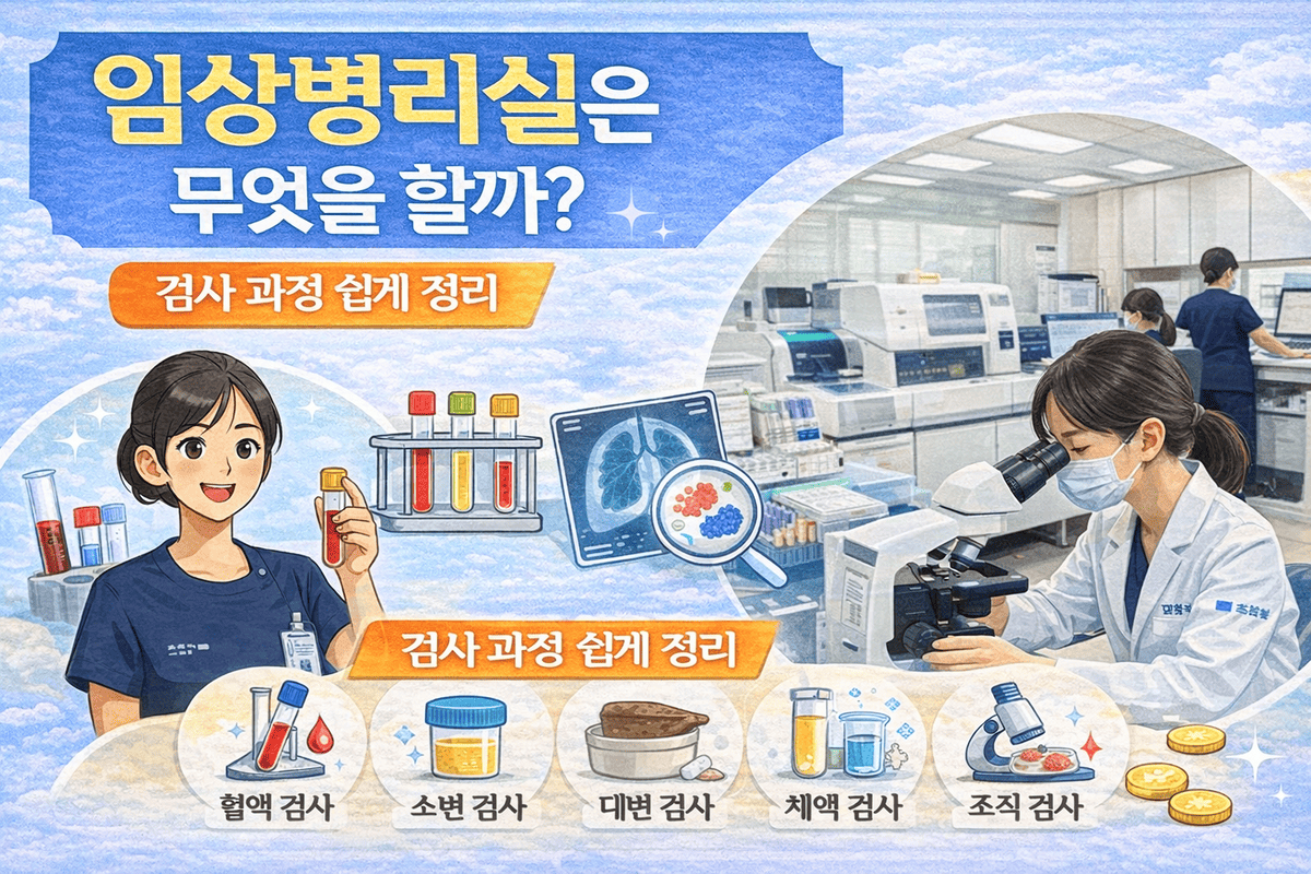 임상병리실은 무엇을 할까 검사 과정 쉽게 정리