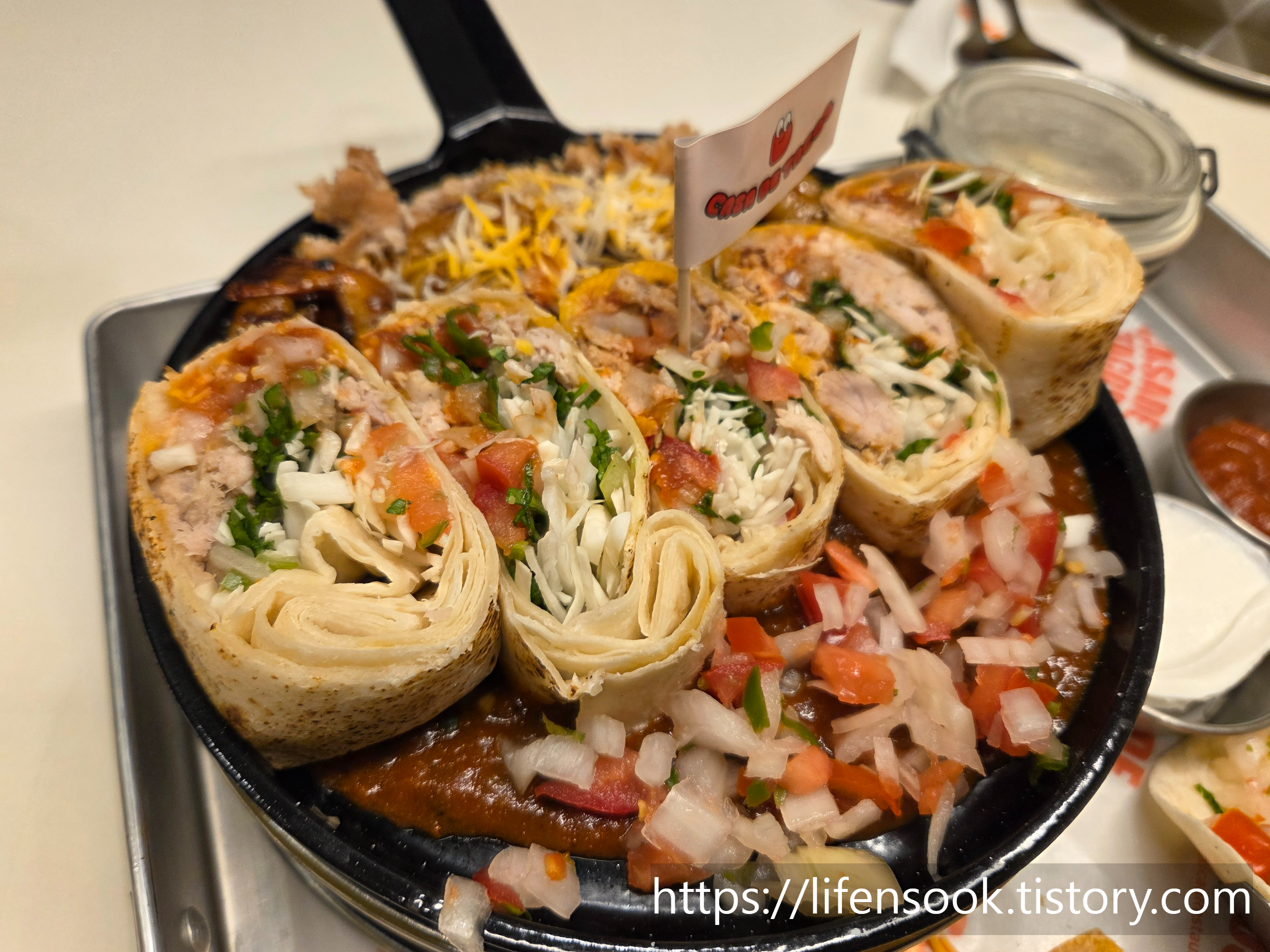 카사데타코 배곧점 엔칠라다 2인세트 2