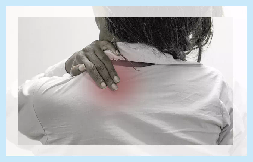 왼쪽 날개죽지 통증