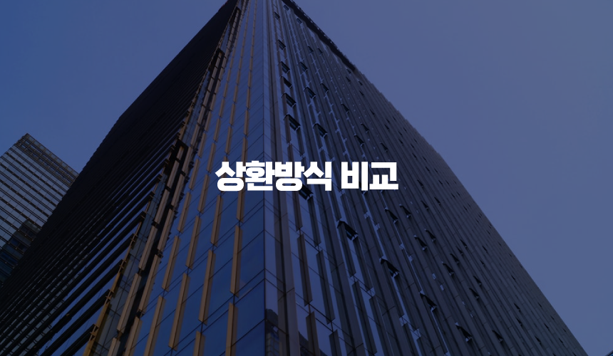 원금균등상환 · 원리금균등상환 · 만기일시상환 비교