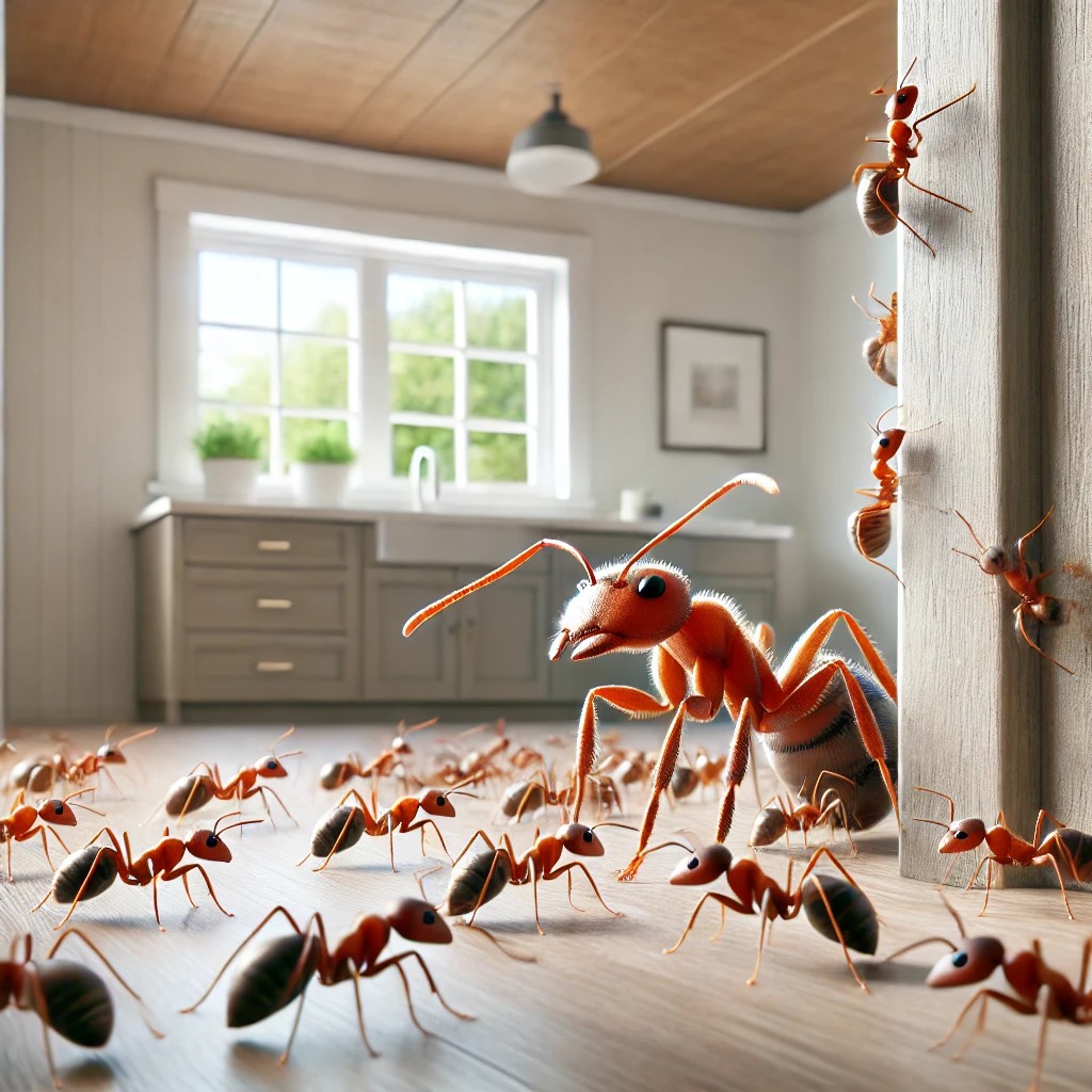 여왕개미 찾는 법: 집 안 침입 개미의 핵심