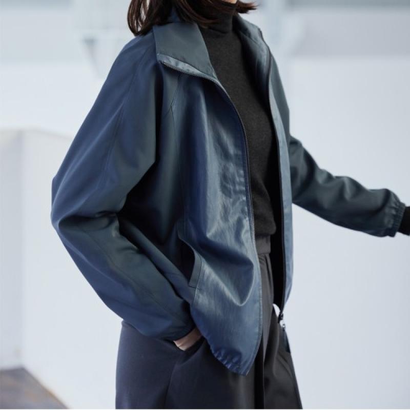 셀렙샵 에디션 22FW NEW 레더블록 집업 점퍼
