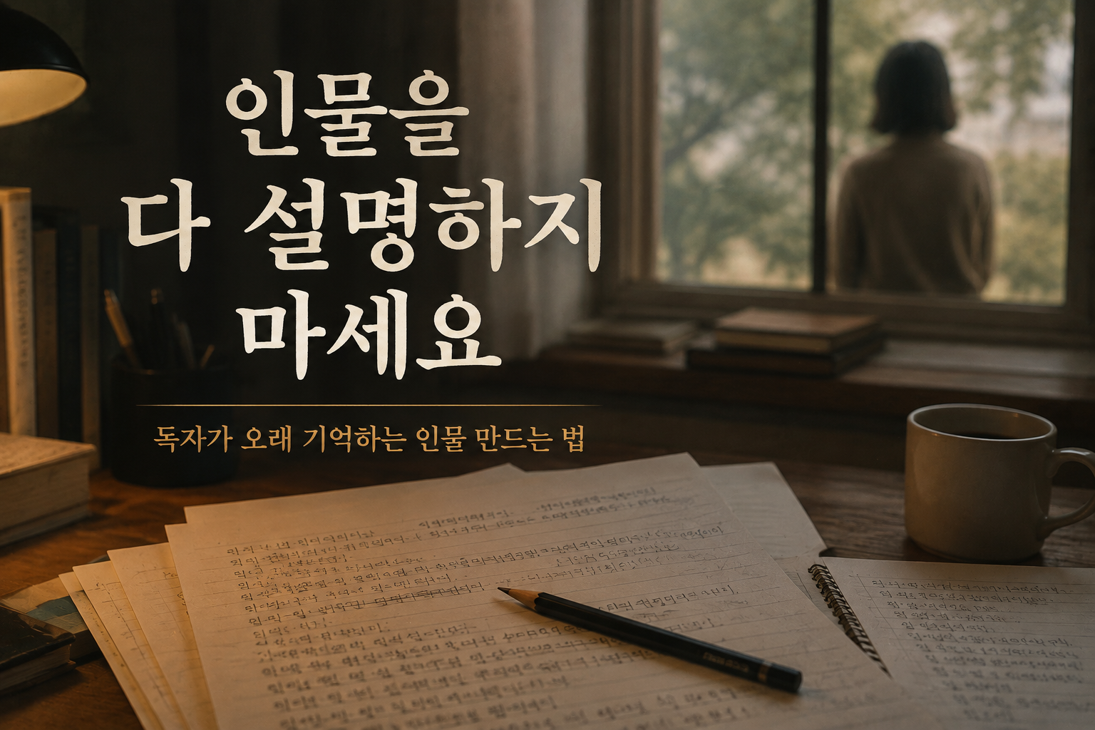 소설 속 인물을 모두 설명하지 않고 행동과 대사로 보여 주는 인물 창작법