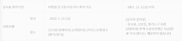 약사 시험 일정 (응시표 출력 기간, 시험 시행)