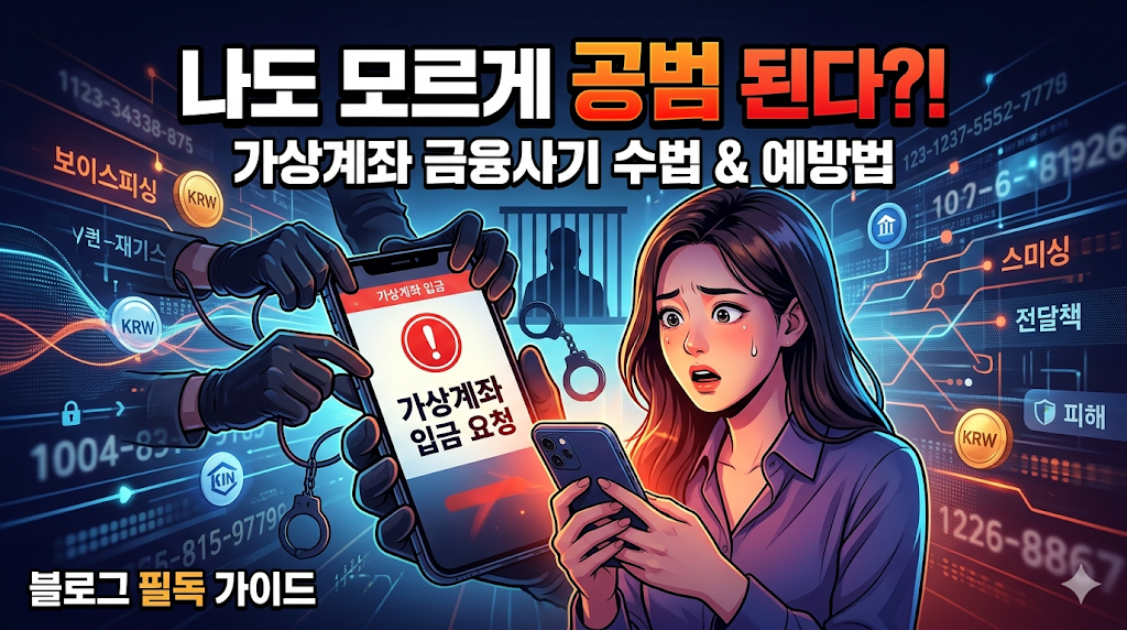 가상계좌 금융사기 수법과 예방법