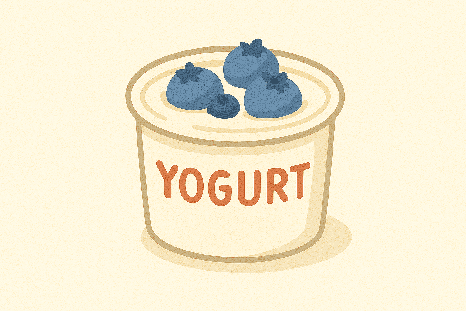 시니어 간식 추천 플레인 요거트, 블루베리