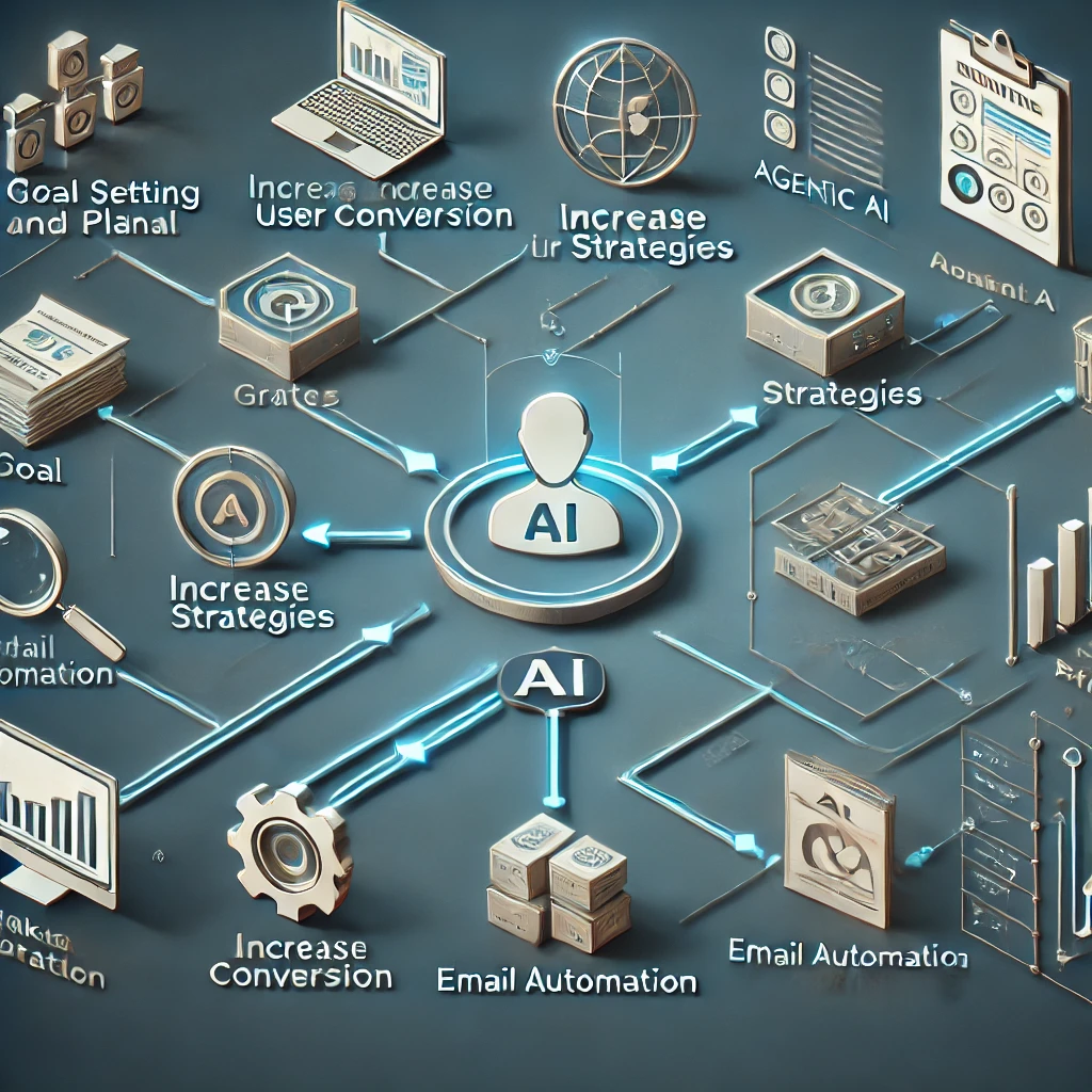 에이전틱 AI의 목표 설정 및 계획 다이어그램