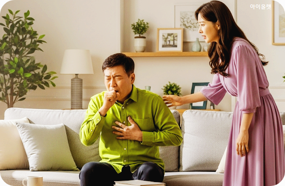 지속적인 기침의 경고