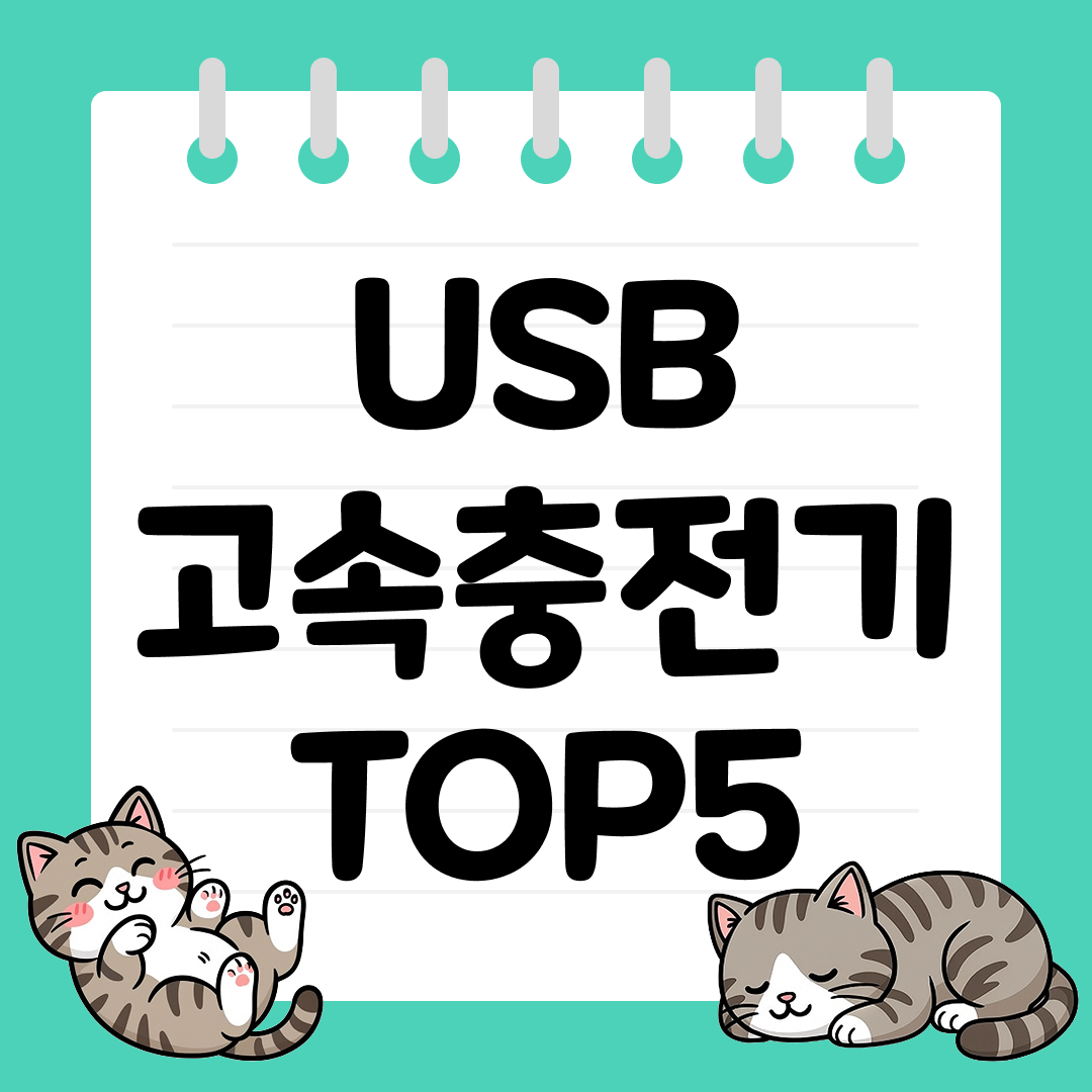 쿠팡 특가 할인 포함 25년 8월 5주차 usb 고속 충전기 추천 순위 TOP5