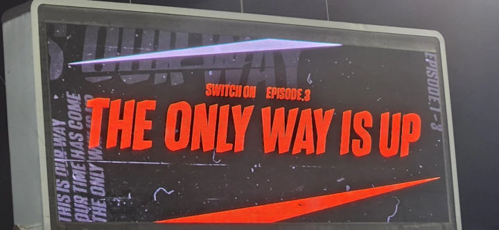 the only way is up!