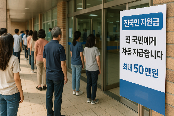전국민 지원금 차등 지급… 최대 50만원까지 받는 방법은?
