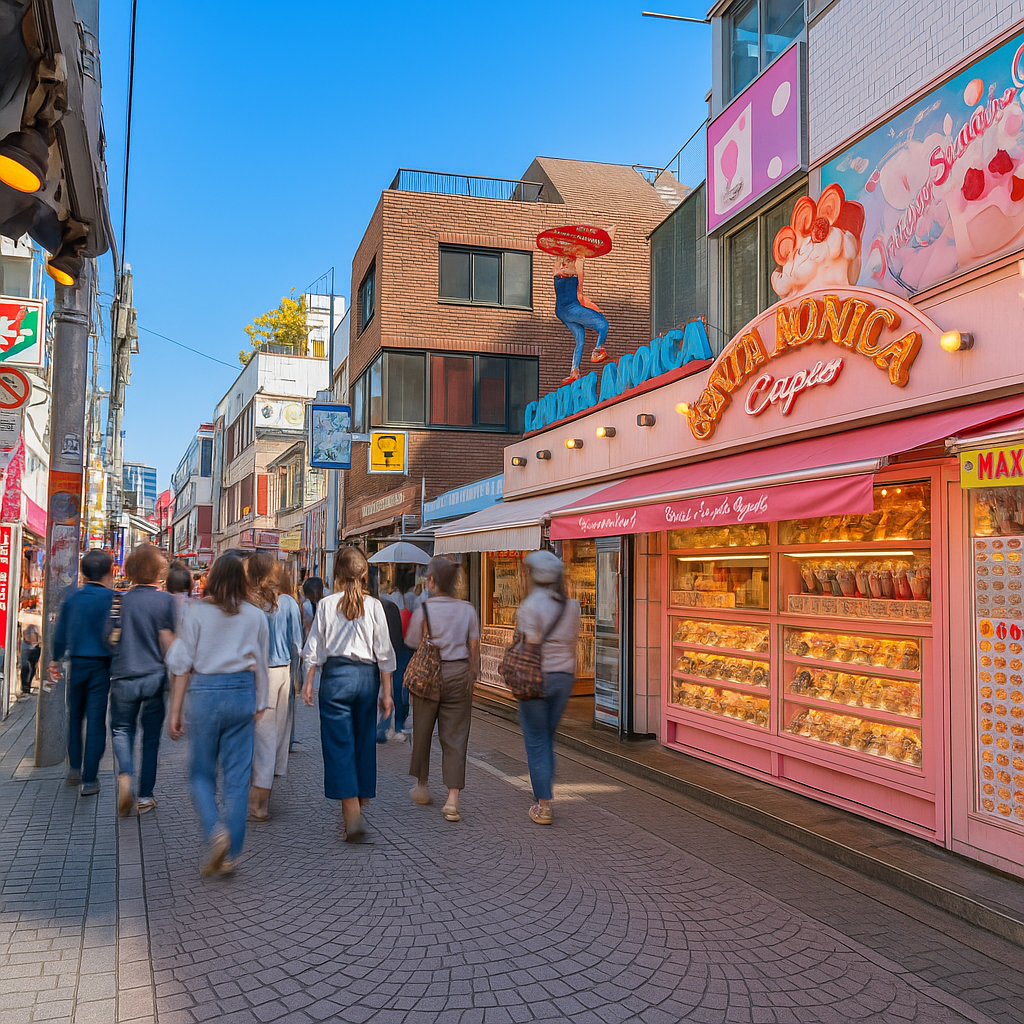 일본의 하라주쿠 이미지