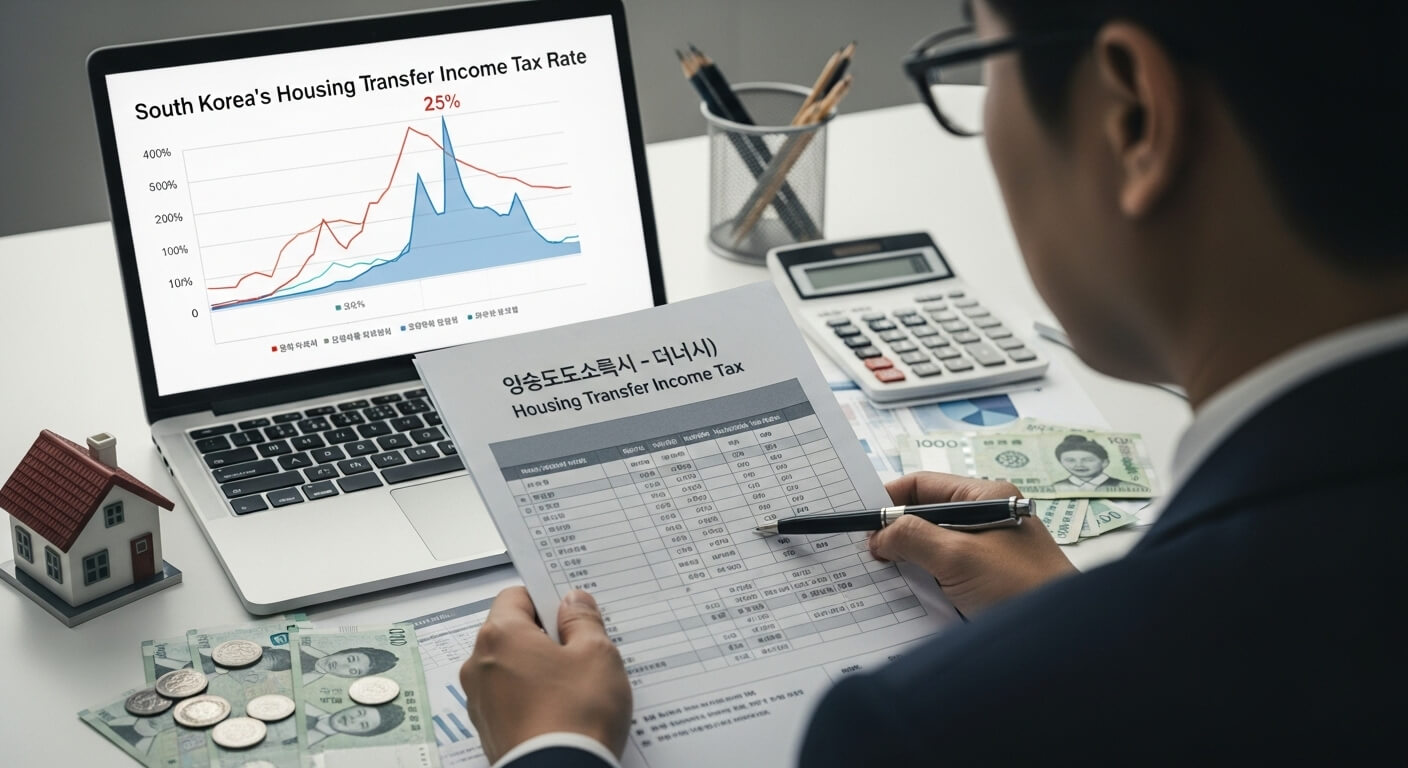 주택 양도소득세율 세율표