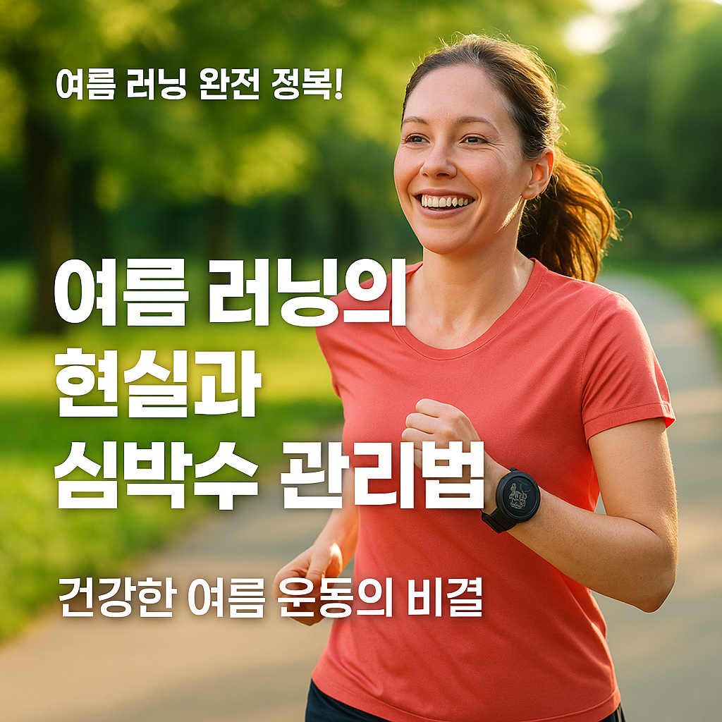 여름 러닝의 현실과 심박수 관리법