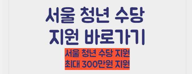 청년수당 지원 바로가기