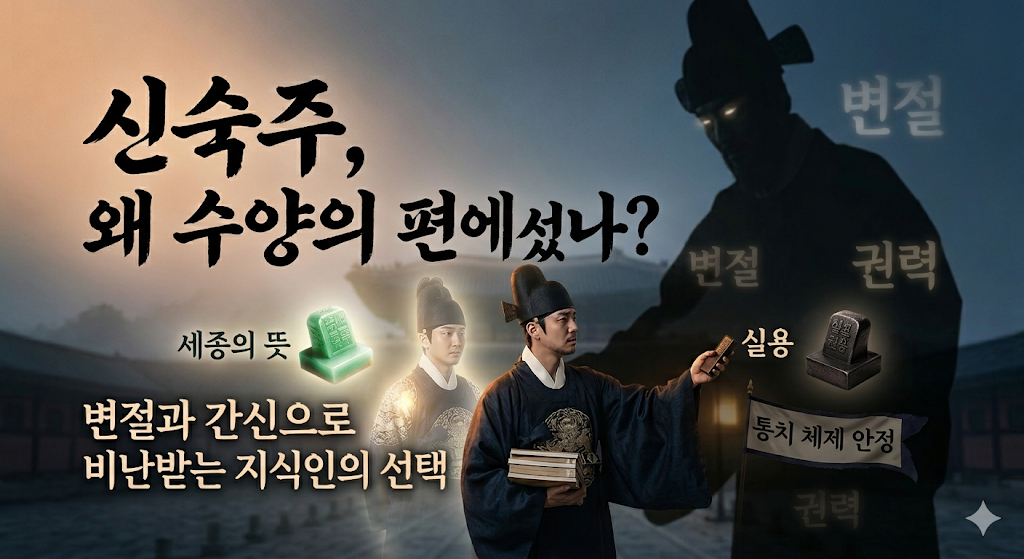 숙주나물 신숙주의 수양대군 선택과 변절의 역사