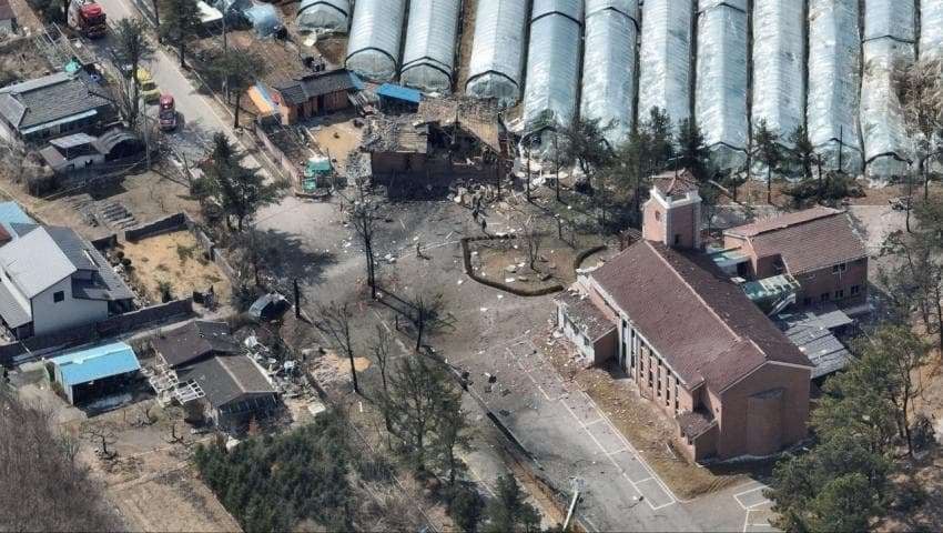 공군 포천 KF-16 폭탄 사고 한미연합훈련 중 발생 조종사 좌표 입력 실수 드론사진