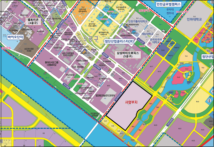 인천 송도 삼성바이오로직스 첨단산업클러스터 건립 본격화