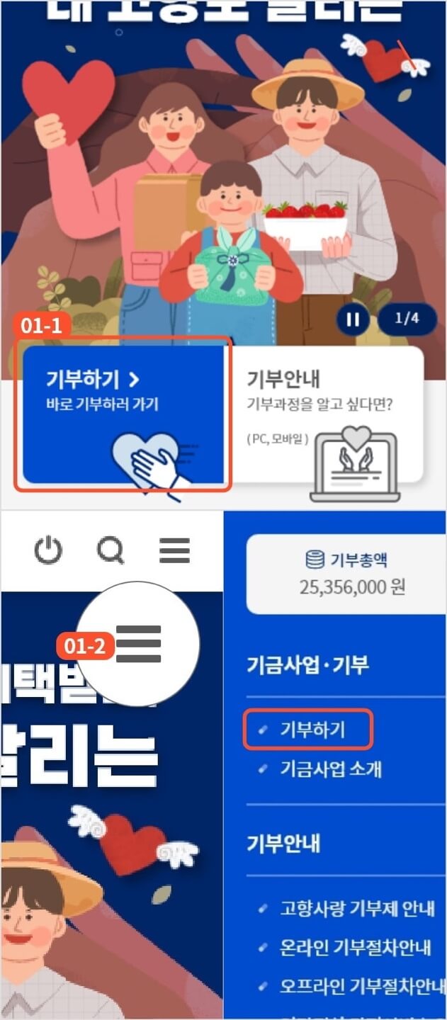 정부지원금 기부금