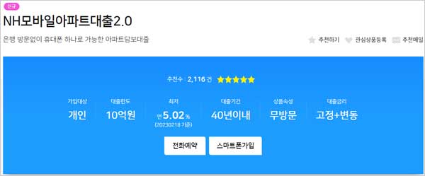 NH농협은행-아파트-담보대출-간단-설명-이미지