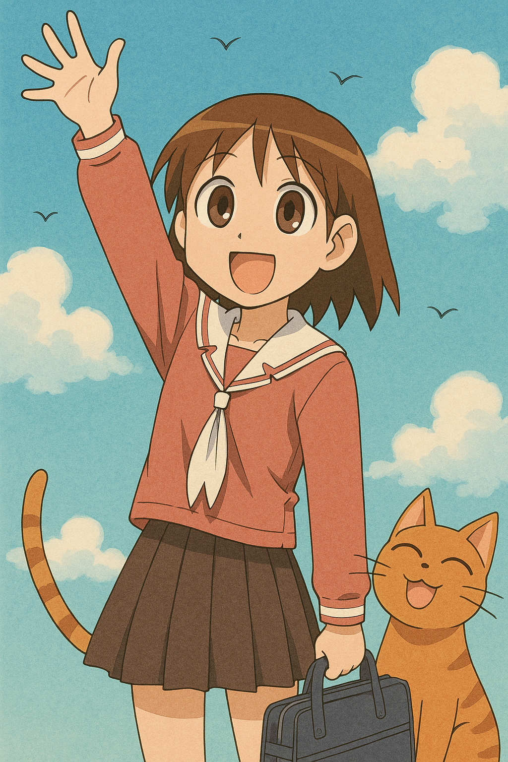 아즈망가대왕 친구 그림