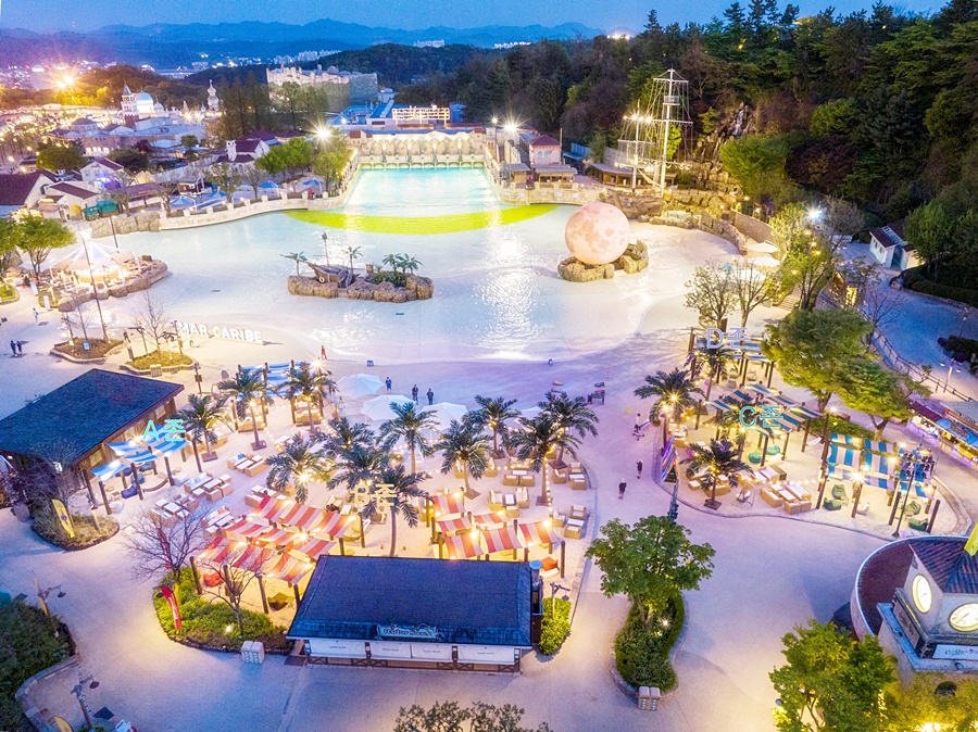 에버랜드 공식블로그에서 본 마르카리베 드론사진