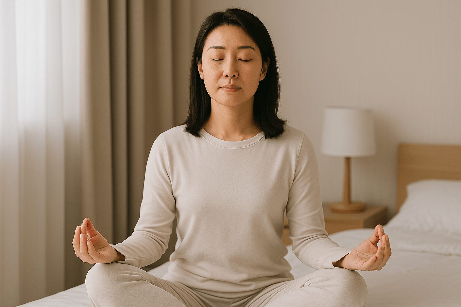 명상 자세 - 사진