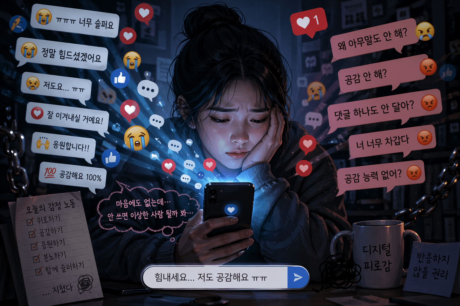 공감도 이제 의무입니다 사람들이 &lsquo;공감 댓글&rsquo;을 강요받는 진짜 이유