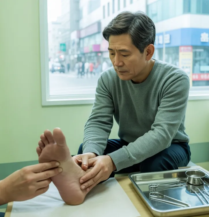 내성발톱 병원 치료 이미지