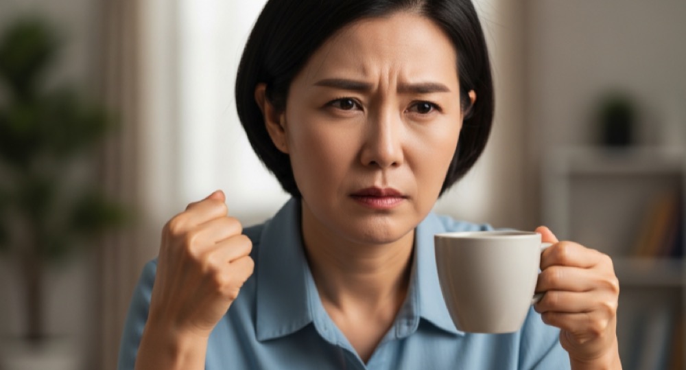 스트레스와 카페인 등으로 증상이 심해지는 상황