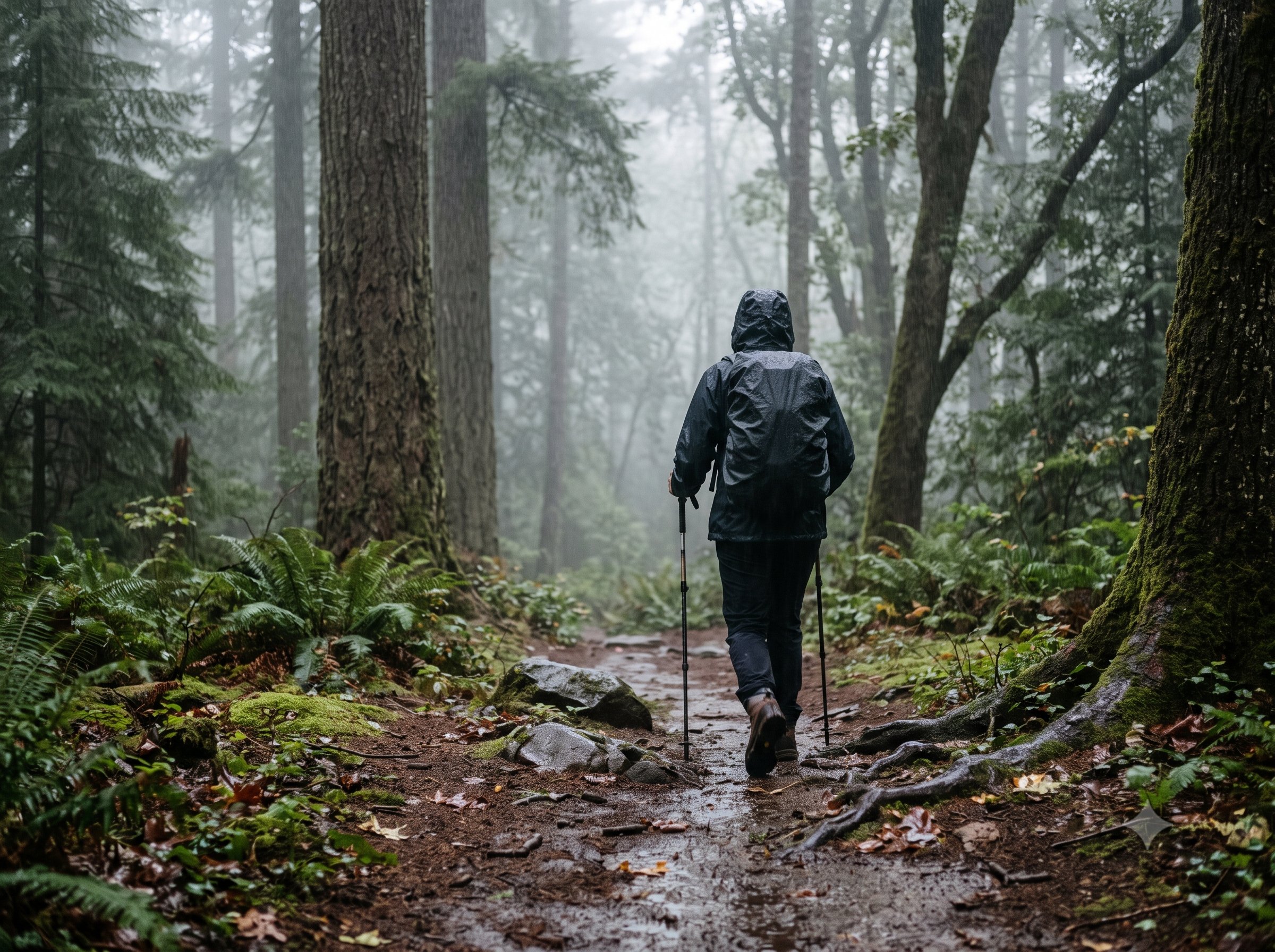 비 오는 날 산행이 내게 가르쳐준 것: 우중 산행의 고요와 생존의 디테일