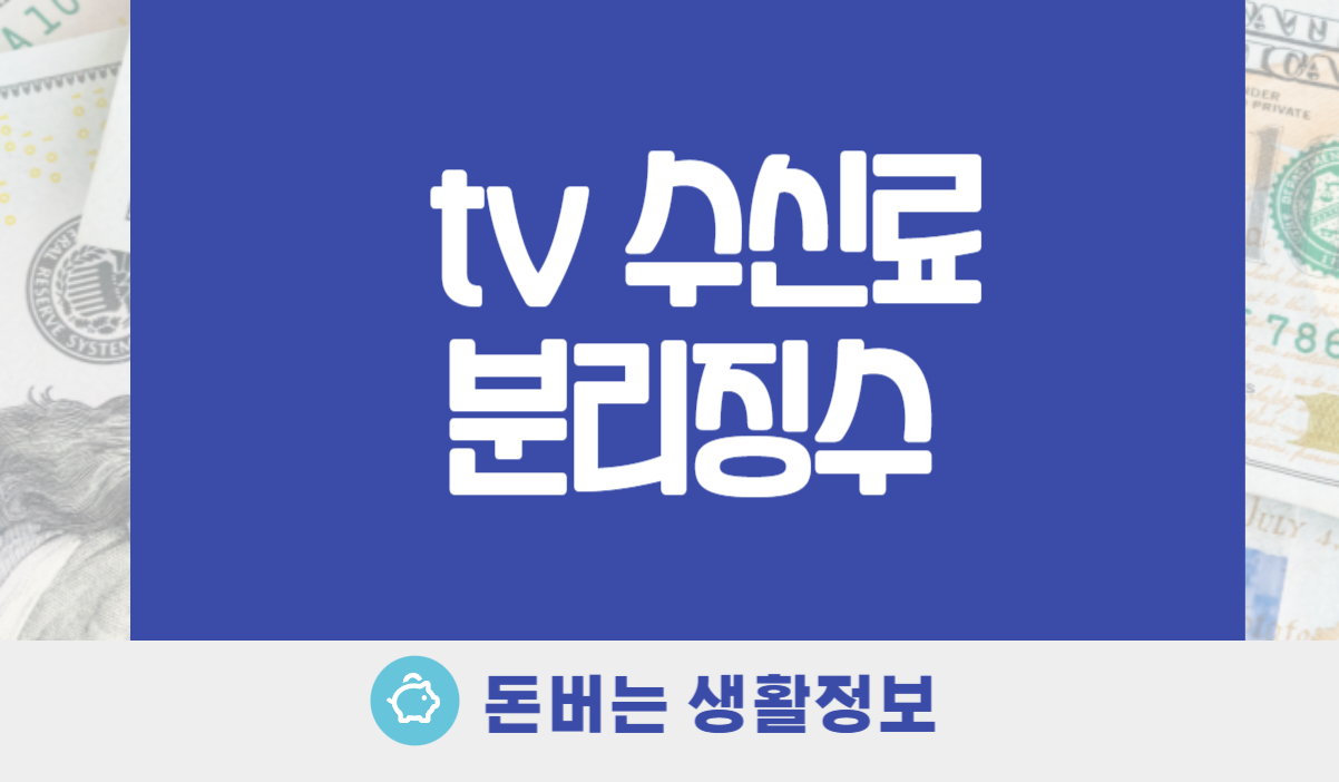 tv 수신료 분리징수