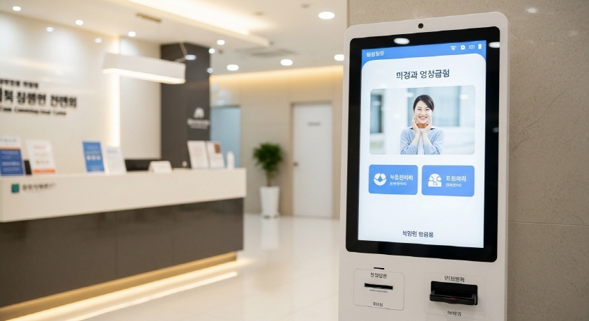 키오스크로 상담 신청